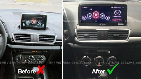 Màn hình DVD Android xe Mazda 3 2014 - 2019 | Bravigo 